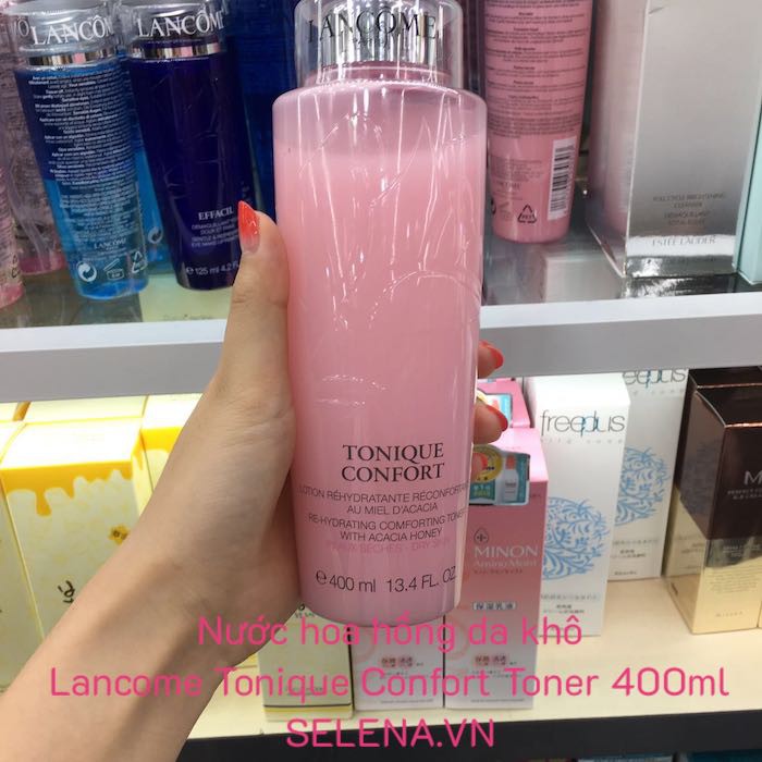 Nước hoa hồng da khô Lancome Tonique Confort Toner 400ml