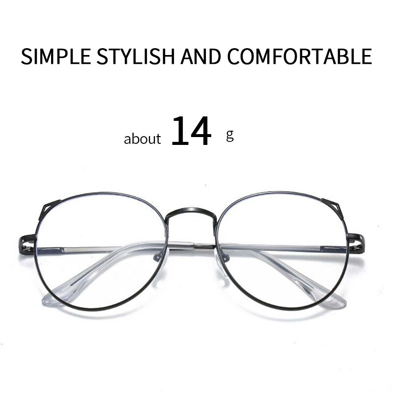 Kính Chống Ánh Sáng Xanh Hình Tai Mèo Dễ Thương Cho Nữ