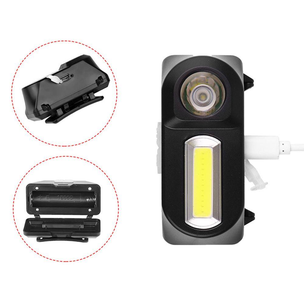 LONTIME Đèn LED COB Đeo Trán Làm Việc Có Thể Sạc Lại Bằng Cổng USB