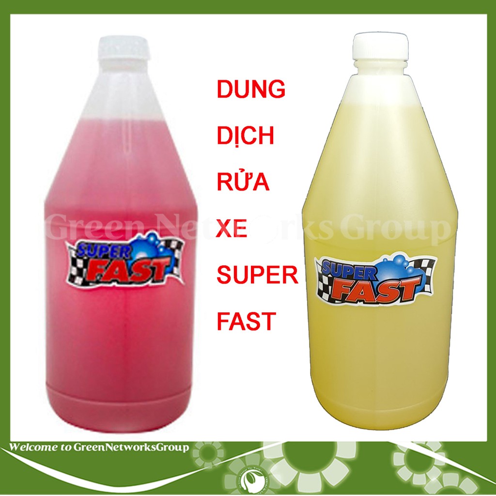 SUPER FAST THAILAND DUNG DỊCH RỬA XE SIÊU SẠCH - Tặng bàn chải nhỏ