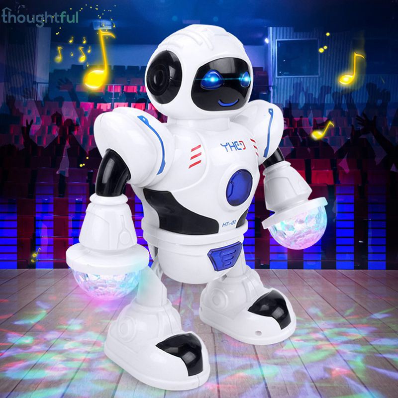 Đồ Chơi Trẻ Em Robot Biết Phát Sáng Và Nhảy Múa Theo Nhạc