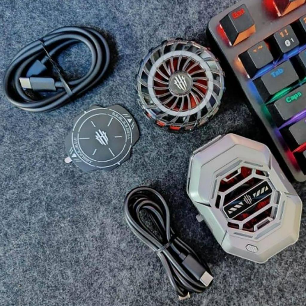 Quạt tản nhiệt điện thoại máy tính bảng sò lạnh AI Nubia Redmagic Magnetic Cooler 4 Pro  từ tính công suất 27W Led RGB