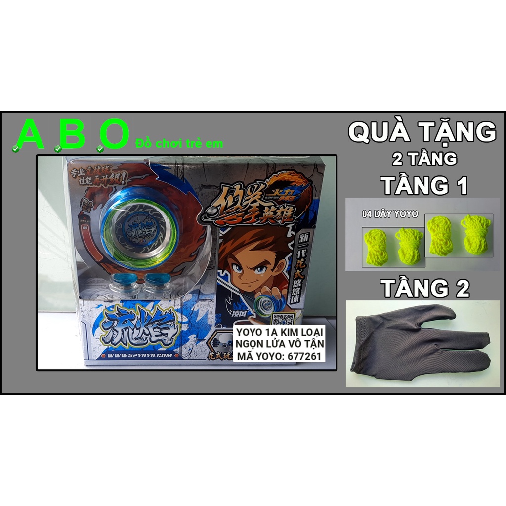Yoyo 1A Auldey Kim Loại Chính Hãng - Ngọn Lửa Vô Tận