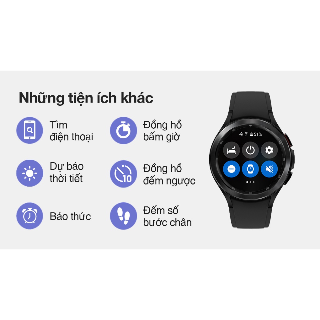 Đồng hồ thông minh Samsung Galaxy Watch 4 , Galaxy Watch 4 Classic phiên bản LTE