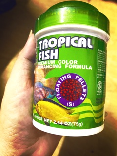 CÁM CÁ ALI TROPICAL FISH 75gr (hạt ~ 3mm)