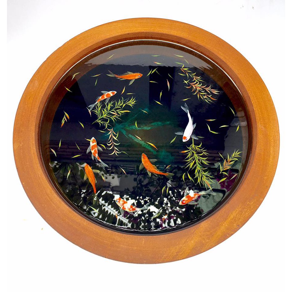 [Bộ 4KG] Keo đổ nhựa làm khuôn, tranh 3D trong suốt loại tốt đổ khối vẽ cá 3D Epoxy Resin Ultra Clear DTAB2-A5