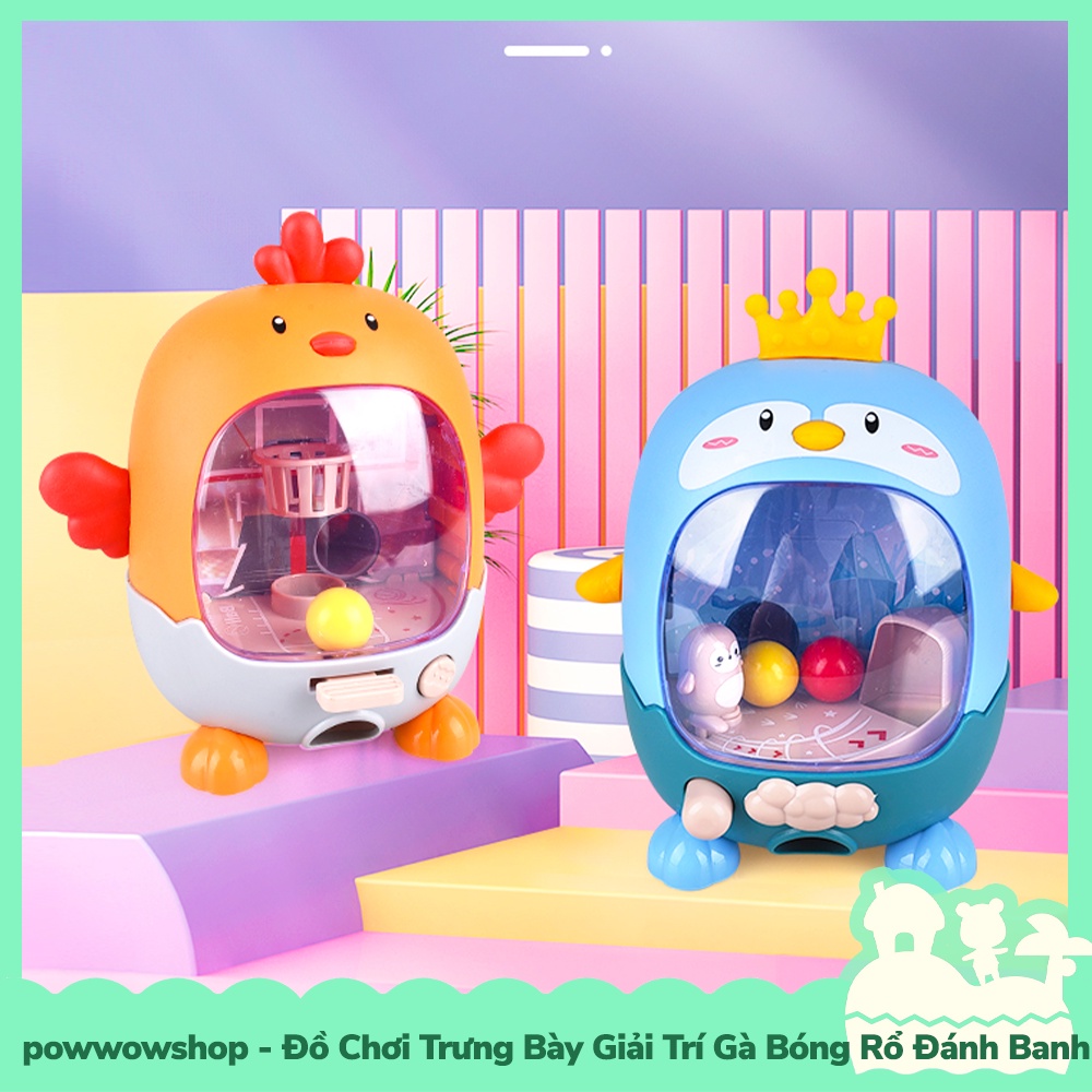 [Sẵn VN - Hỏa Tốc] Đồ Chơi Giải Trí Trưng Bày Máy Bóng Rổ, Đá Banh Vui Nhộn Cầm Tay Mini Nhỏ Gọn