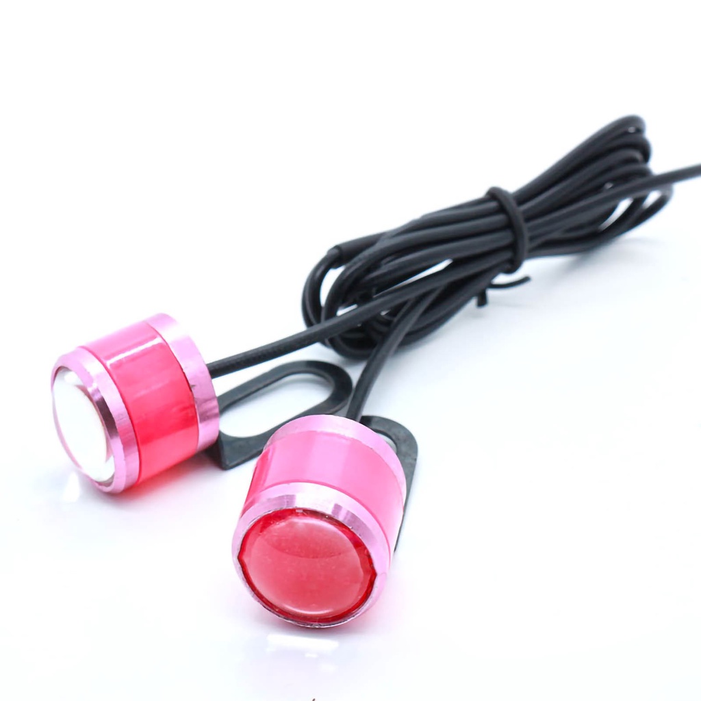 Đèn led demi xi nhan gắn chân gương/ dè sau xe máy ánh sáng nhấp nháy bằng hợp kim nhôm 12V 2W