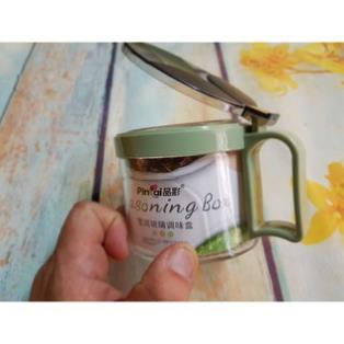 Bộ 2 / 3 / 4 hũ đựng gia vị Cao cấp - Trang điểm cho nhà bếp [ giao màu ngẫu nhiên ]