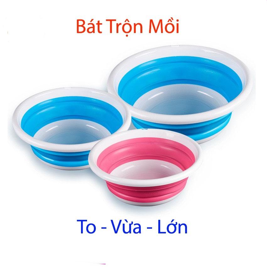 Bát Đựng Mồi, Trộn Mồi Câu Cá Gấp Gọn Cực Kỳ Tiện Lợi