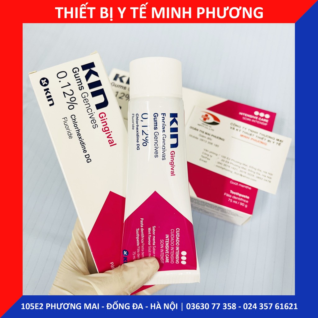 Kem đánh răng KIN GINGIVAL COMPLEX ngăn ngừa các bệnh cấp tính về nha chu
