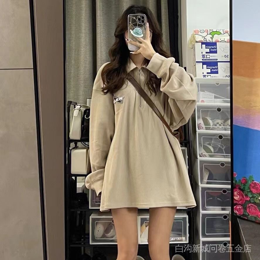 Áo Thun polo Phong Cách Harajuku BF Harajuku Retro Thoải Mái Và Thoải Mái Cho Nữ