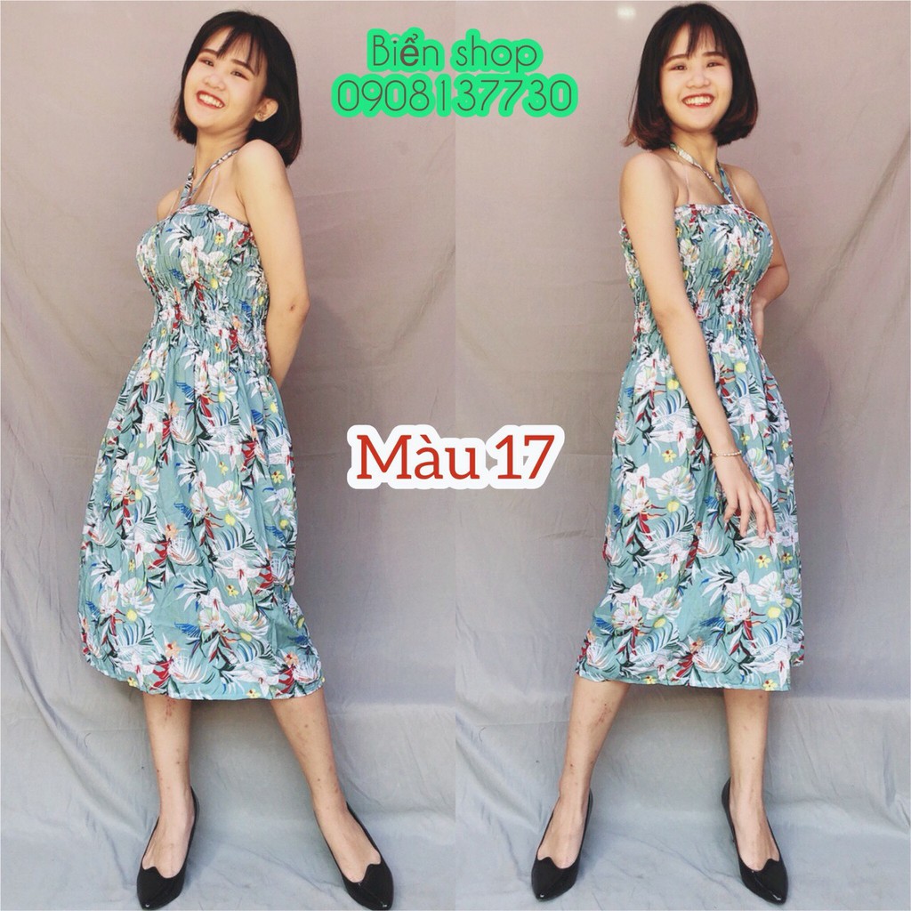 đầm maxi lanh thái mặc không nhăn | BigBuy360 - bigbuy360.vn