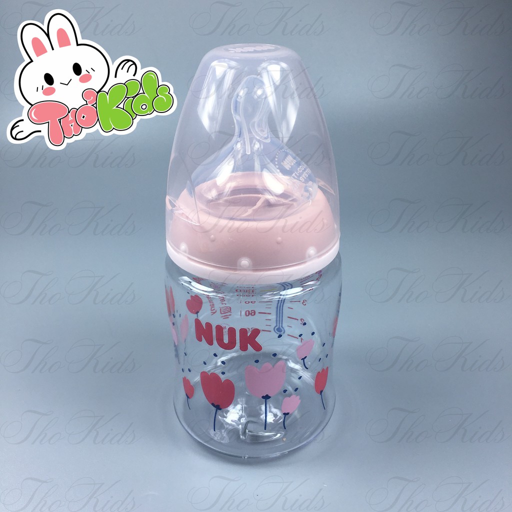 Bình sữa + Núm ti NUK 150ml, 240ml - Hàng Nội Địa Đức [ Có Bill ]