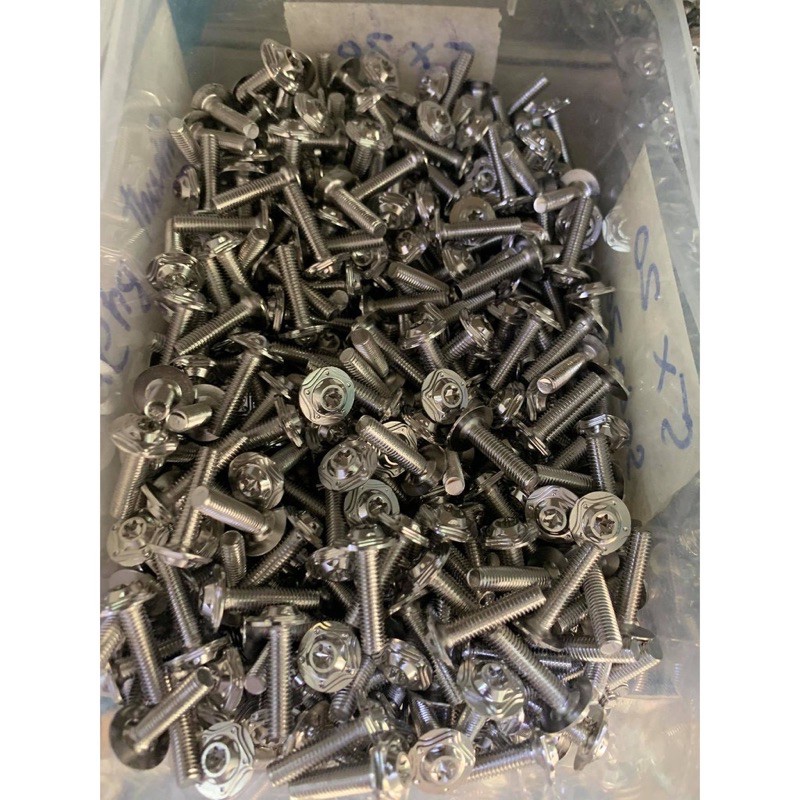 Ốc Salaya 5li , 6li , 8li Dù Phay chuẩn inox 304