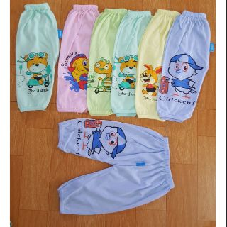 Quần dài cotton hè thu cho bé sơ sinh, quần dài chục cho bé trai bé gái