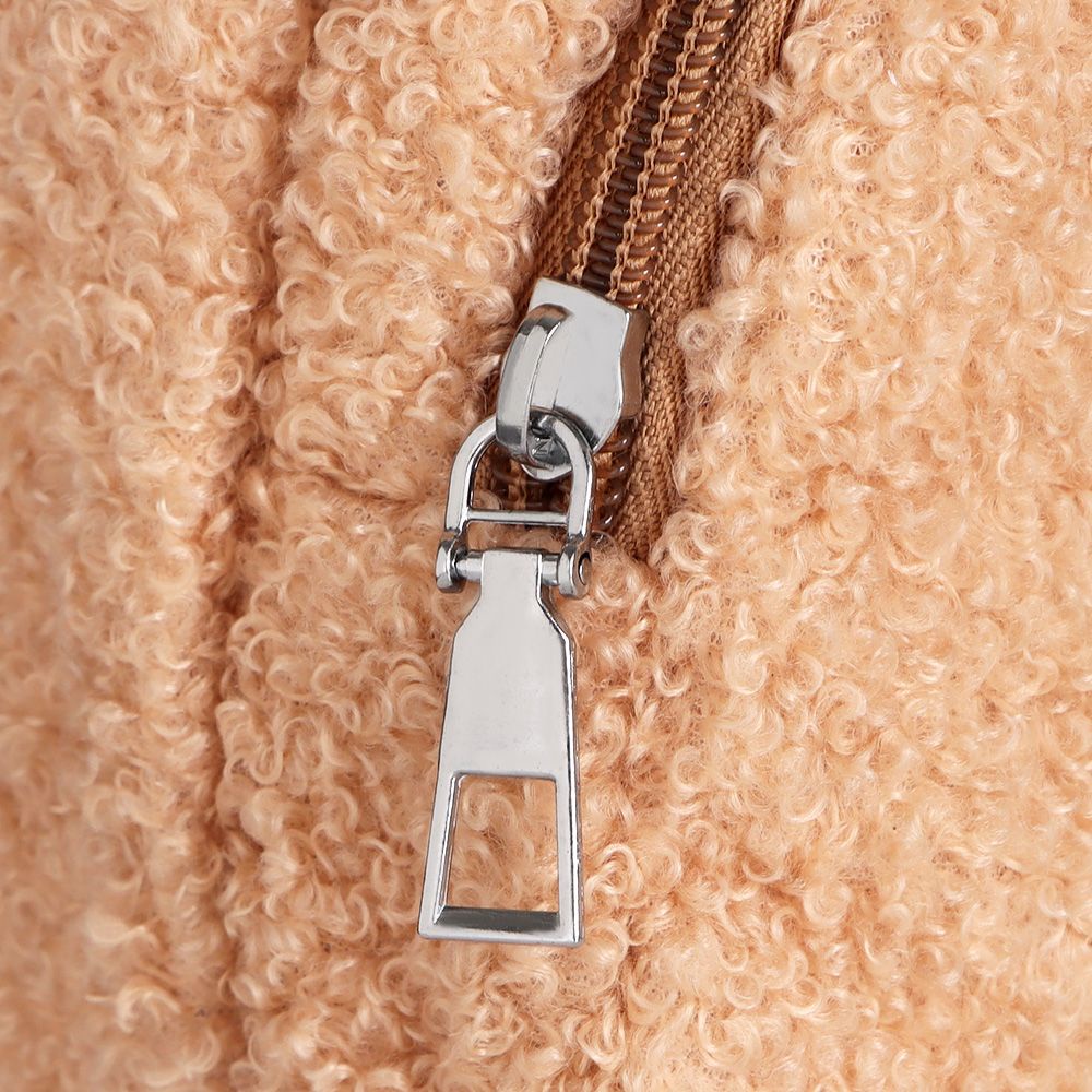 Túi đeo chéo hình gấu bông MIHAN1 dễ thương có dây kéo