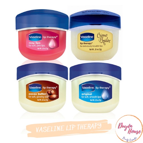 Sáp dưỡng môi hồng và mềm mịn Vaseline Lip Therapy 7g