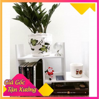 💕Siêu Đẹp💕 Kệ Sách Mini, Giá Để Sách, Tài Liệu Văn Phòng Trên Bàn Làm Việc Bằng Gỗ, Trang Trí Bàn Làm Việc