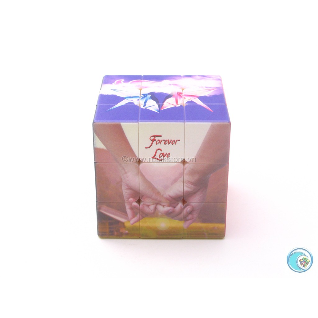 [Rubik biến thể 6 mặt] YuXin Love Cube 3x3x3 with a Ring