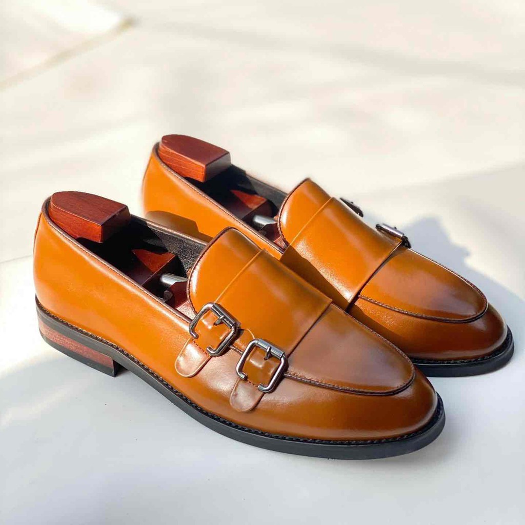 Giầy công sở nam GCS-110,(giầy tây nam) đế cao su có rãnh ma sát, da bò đánh xi thoải mãi, đế fit gỗ trẻ