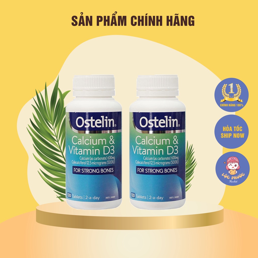 VIÊN CANXI & VITAMIN D3 OSTELIN ÚC CHO BÀ BẦU VÀ NGƯỜI LỚN