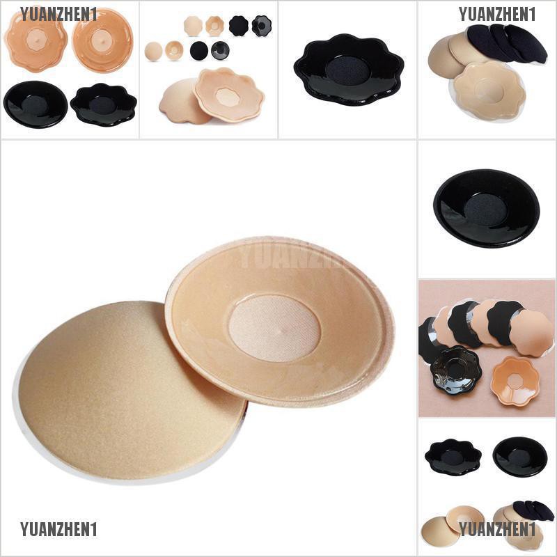 1 Cặp Miếng Silicone Dán Ngực Tái Sử Dụng Được Yuanzhen