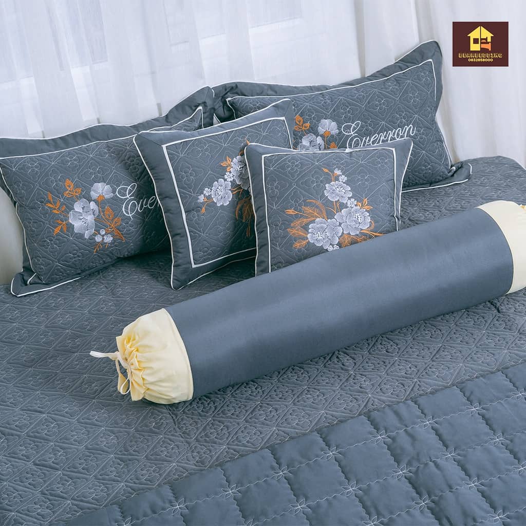 Bộ Ga Gối Cotton Satin Cao Cấp sang Trọng Nằm Êm Ái Thoáng Mát Phù Hợp Cho Mùa Hè