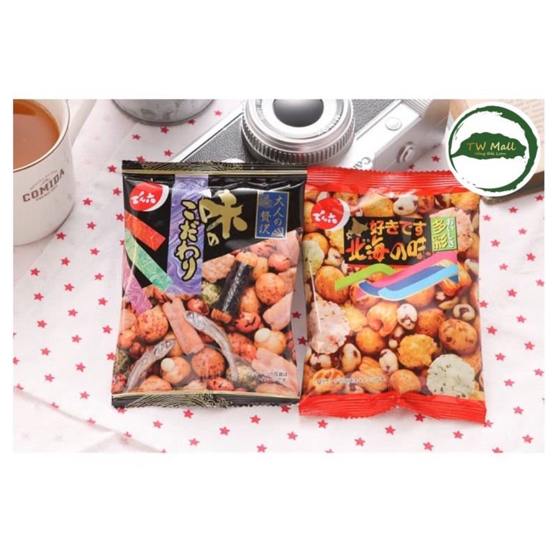 2 GÓI (25g x 2) SNACK MIX CÁC LOẠI ĐẬU KIỂU NHẬT DENROKU- TW MALL