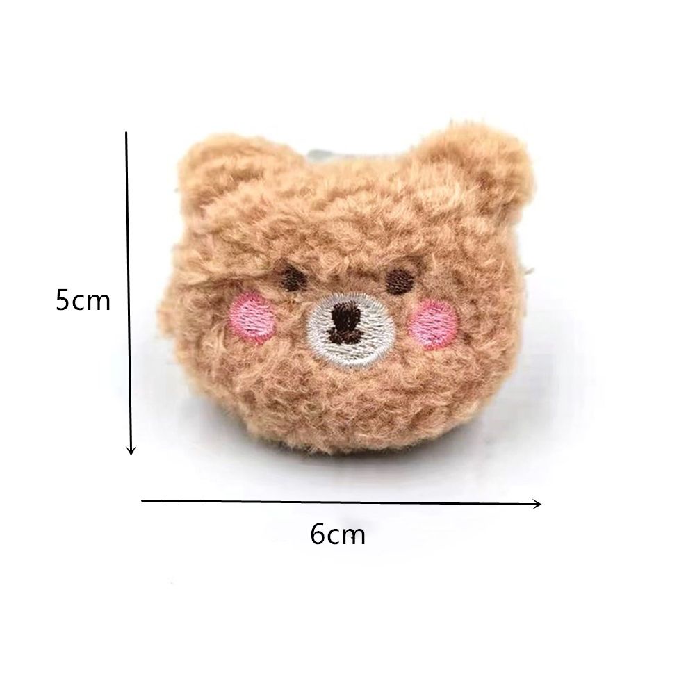 Ghim Cài Áo Hình Gấu Bông Mềm Nhiều Màu Dễ Thương Cho Nữ