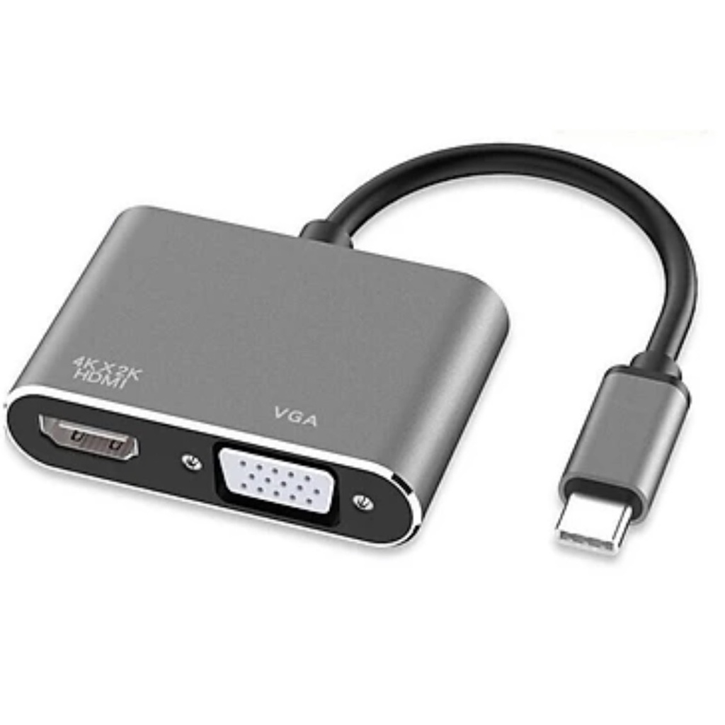 Cáp chuyển USB Type C sang HDMI và VGA