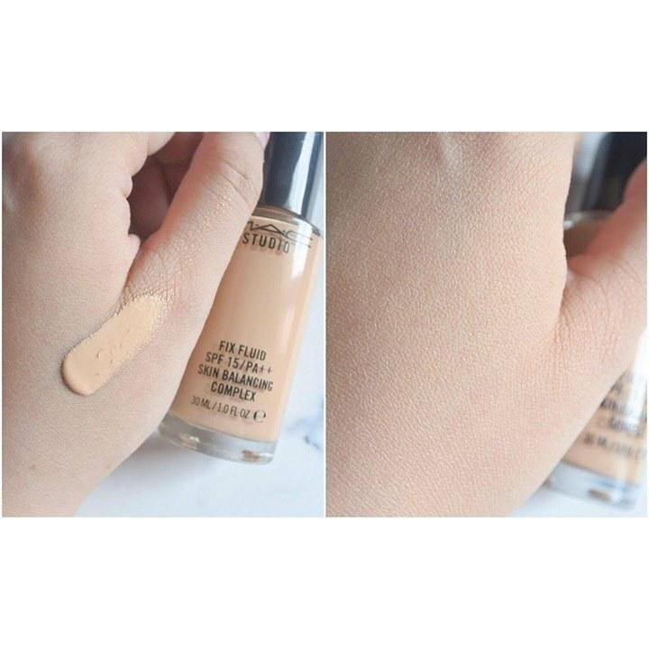 [MUA 1 TẶNG 1]Kem Nền Mac Studio Fix Fluid Skin Balancing Complex SPF 15 /PA++ NC33