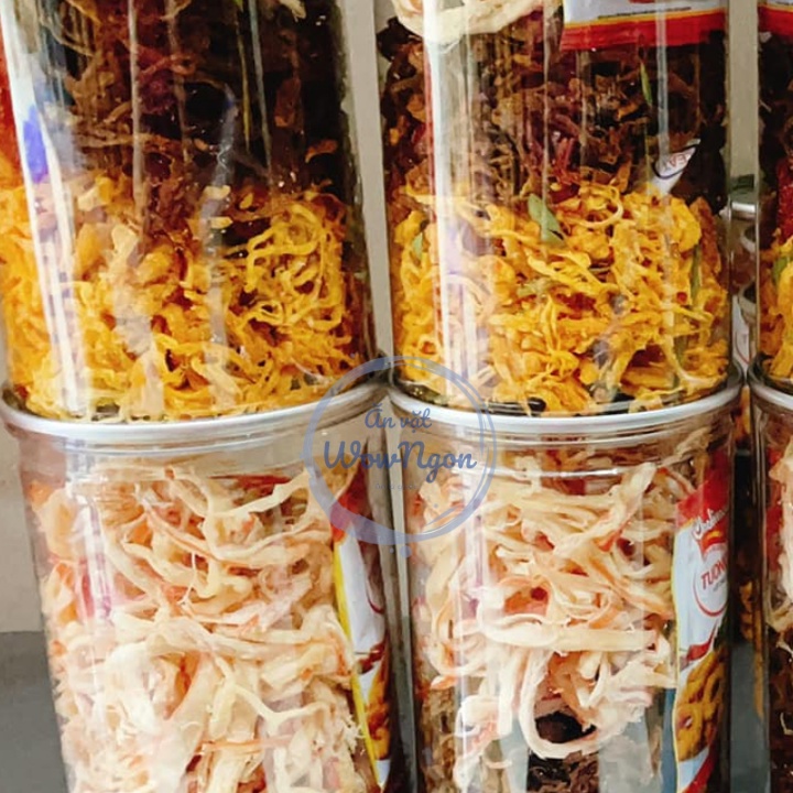 Khô  mix 3 vị Khô gà,  mực, heo , 3 vị trong 1 hộp 300g WOWNGON đồ ăn vặt Hà Nội | BigBuy360 - bigbuy360.vn