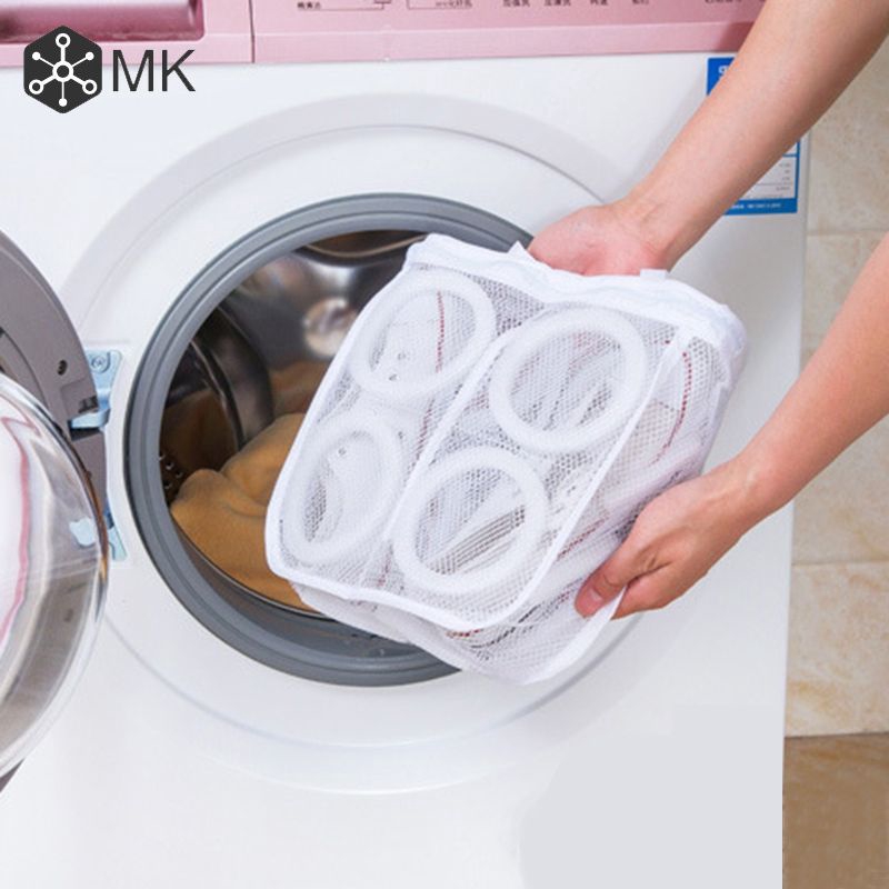 Túi lưới dùng để giặt, phơi giày cực tiện mẫu vuông