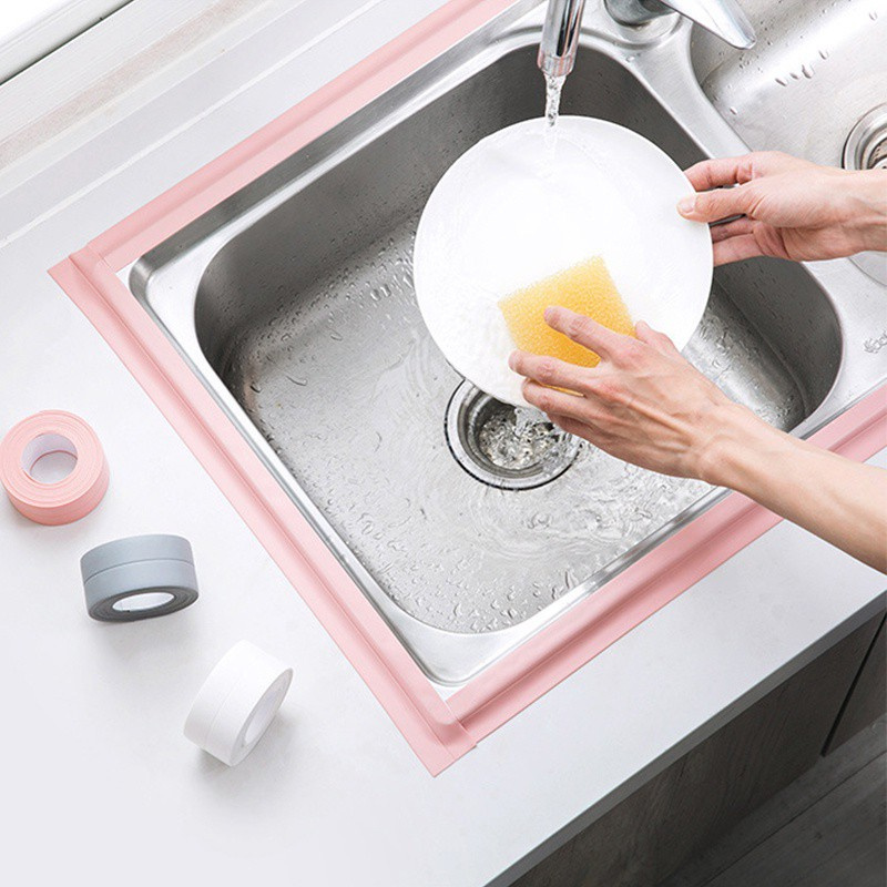 Wall corner window bath tape sealing strips pvc kitchen waterproof wall sticker self-adhesive seam toilet