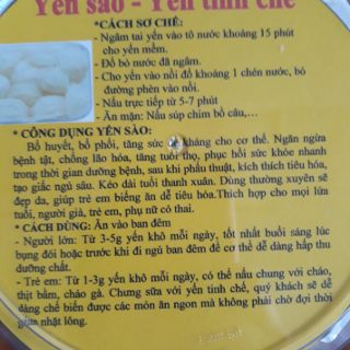 YẾN TINH CHẾ 50G_100G