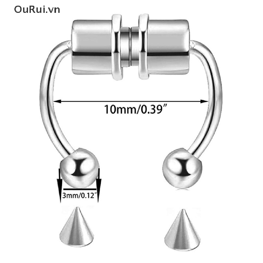 Khuyên Mũi Nam Châm Phong Cách Gothic Hiện Có 5 Màu