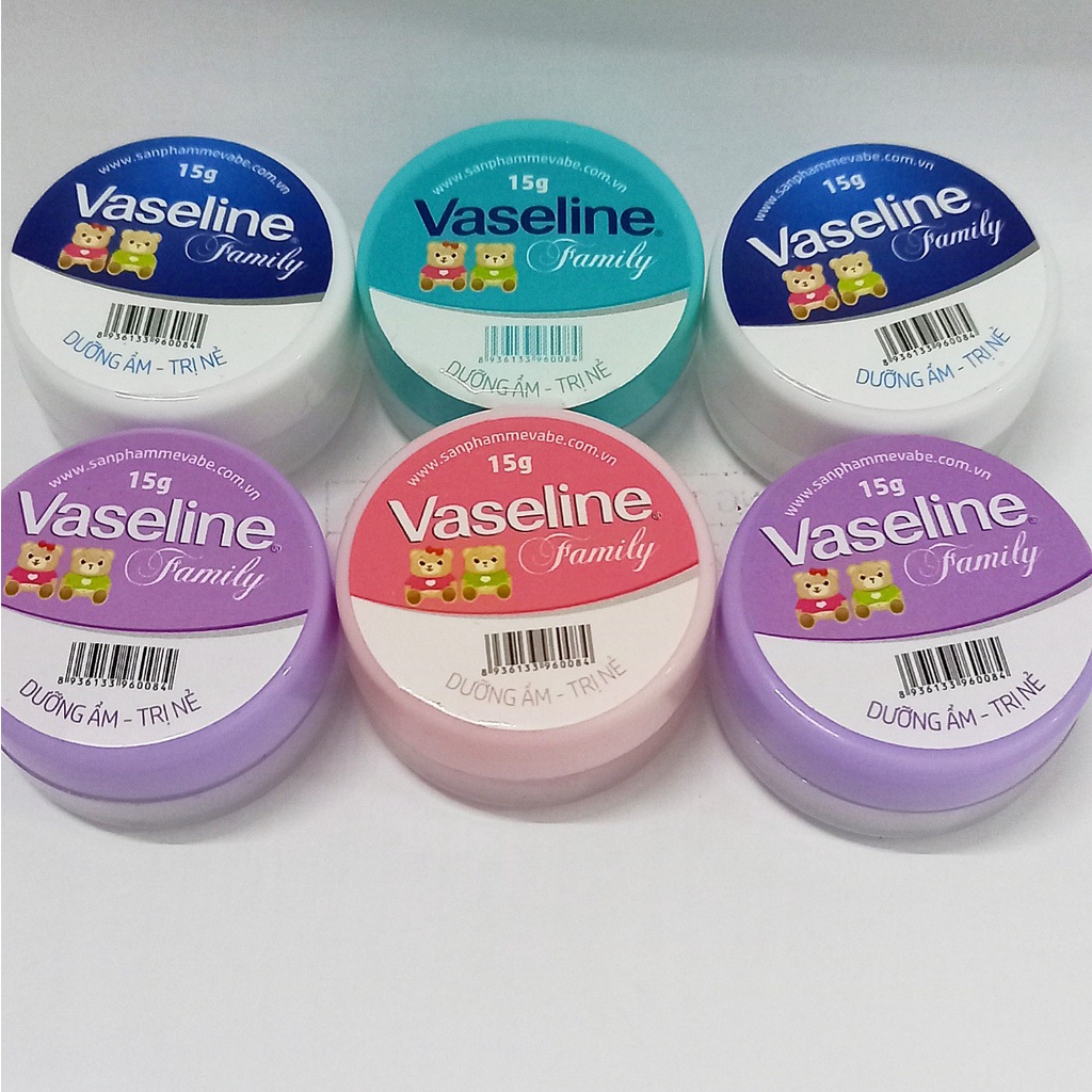 Sáp nẻ Vaselin lọ 15g. Kem nẻ vaseline giúp dưỡng da, chổng nẻ, khô an toàn cho bé