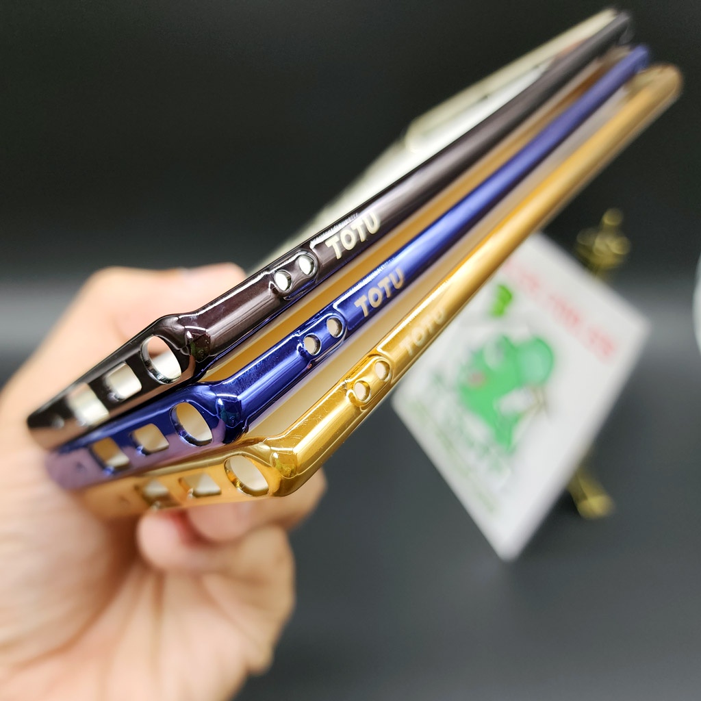 Ốp lưng Samsung Note 10 Plus Totu Dẻo Viền Xi Màu