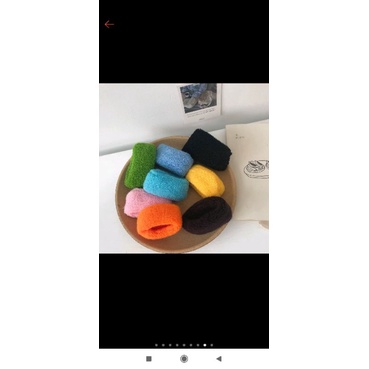 combo 10 cột tóc len. mix đủ màu. co dãn tốt