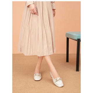 [Sẵn be size 36] Giày da Dusto mẫu mới đơn giản, gót 3cm