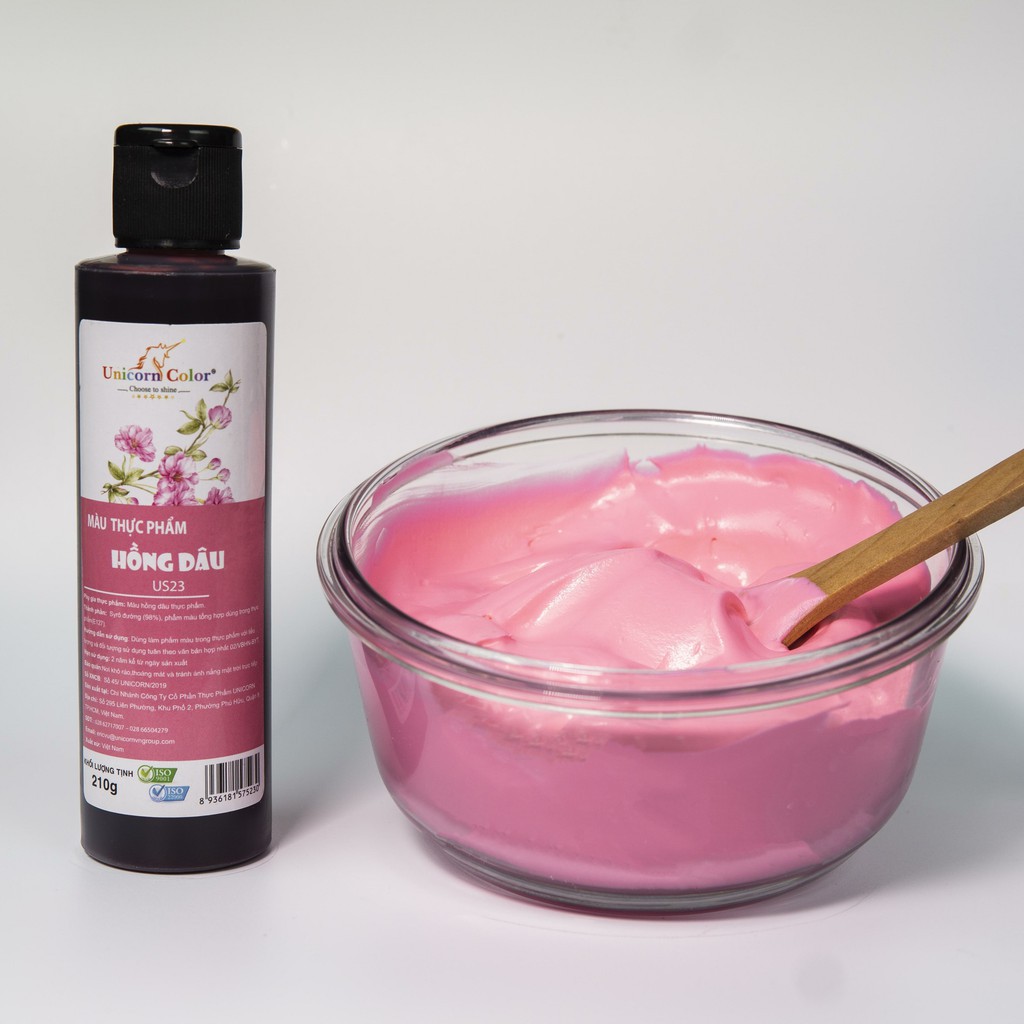 Màu Unicorn Hồng dâu 210g