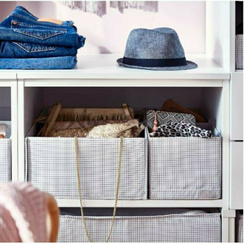 HỘP CHIA NGĂN IKEA STUK CARO 34x51x18cm