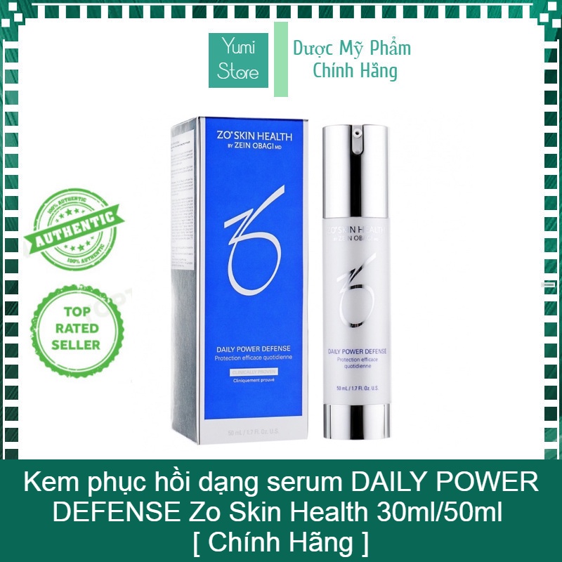 Kem phục hồi dạng serum DAILY POWER DEFENSE Zo Skin Health 30ml/50ml tái tạo và xóa mờ nếp nhăn cho da