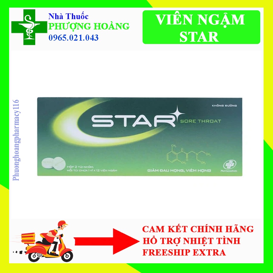 Viên Ngậm STAR Hộp 24 Viên