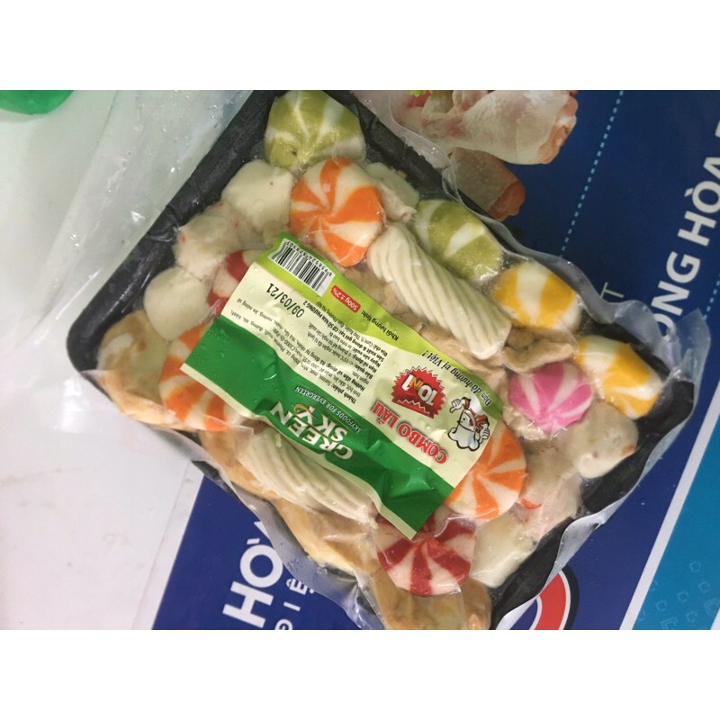 Viên thả lẩu mix thập cẩm green sky 500gr