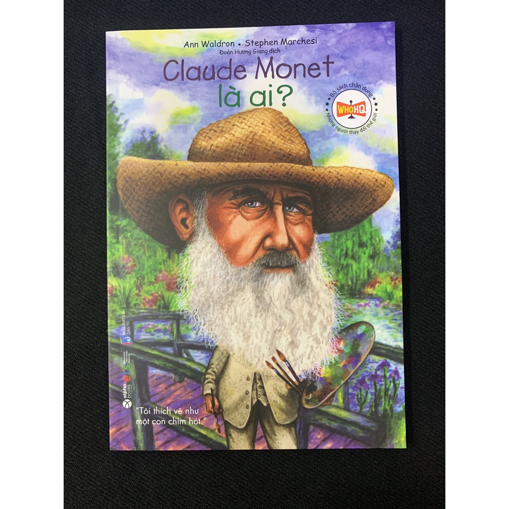 Sách - Bộ Sách Chân Dung - Claude Monet Là Ai (Tái Bản 2022) (HH)