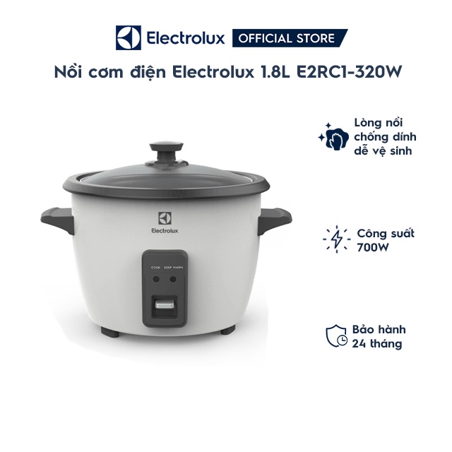 Nồi cơm điện Electrolux E2RC1-320W ( Hàng thanh lí , thùng mốp, xấu )
