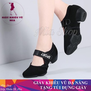 Giày Khiêu Vũ Đa Năng Quai Dán