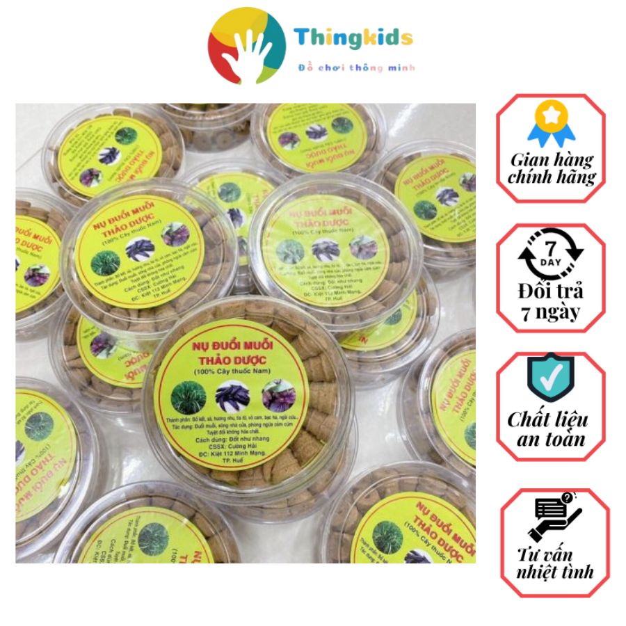 Trầm nụ đốt đuổi muỗi thảo dược - Thingkids